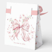 Ballotins Elégant Perles de Bow Rose Floral Quinceanera Cade (Verso)