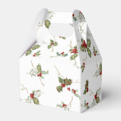 Ballotins Élégant petit Noël Holly sur Arrière - plan blanc (Arrière)