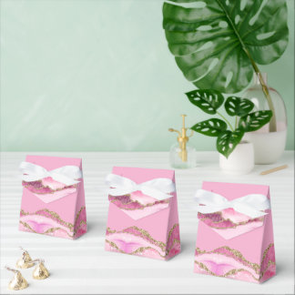Ballotins Elegant Pink and Gold Birthday Party Gift
