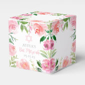 Ballotins Elegant Pink Floral Bat Mitzvah Custom Party (Verso)