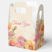 Ballotins Élégant Ressort Floral En Rose Et Pêche (Ouvert)