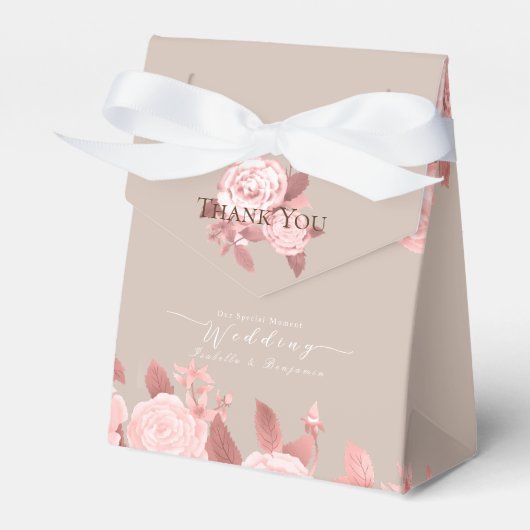 Ballotins Élégant Rose chic Mariage (Verso)