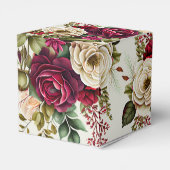 Ballotins Élégant Rose Floral Mariage islamique (Arrière)