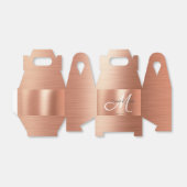 Ballotins Elégant Rose Gold Foil Mariage Faveur (Déplié)