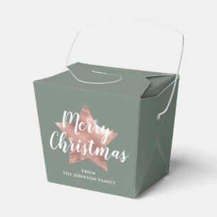 Ballotins Élégant Rose Gold Sage Vert Noël