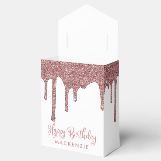 Ballotins Elégant Rose Gold Sparkle Parties scintillant Driv (Ouvert)