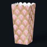 Ballotins Elégant rose or Art déco Motif Vintage<br><div class="desc">L'élégant Pink Gold Art Deco Vintage Motif Popcorn Ballotins dispose d'un élégant motif Art déco rose et or. Parfait pour les fêtes,  événements,  mariages,  anniversaire,  Noël,  fête des mères,  Fête des pères,  fêtes et cadeaux d'entreprise,  Créé par Evco Studio www.zazzle.com/store/evcostudio</div>