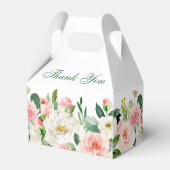 Ballotins Elégant rose pâle Fleurs Mariage verdoyant (Arrière)