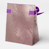 Ballotins Elégant Rose Parties scintillant Or Ombre Nom Mono (Arrière)