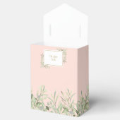 Ballotins Élégant rose Première Sainte Communion Verdure Flo (Ouvert)