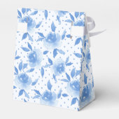 Ballotins Elégant Roses d'aquarelle bleue (Arrière)