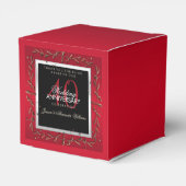 Ballotins Elégant Ruby Jewels 40e anniversaire de Mariage (Arrière)