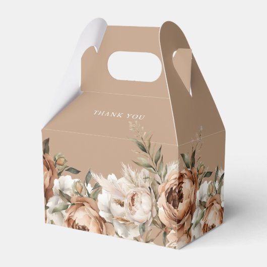 Ballotins Elegant Rustic Boho Wedding Favor Boxes (Arrière)