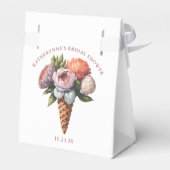 Ballotins Élégant Rustique Bohème Glace Mariage en Douceur (Arrière)