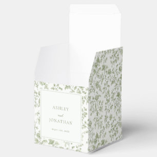 Ballotins Elegant Sage Chinoiserie Mariage
