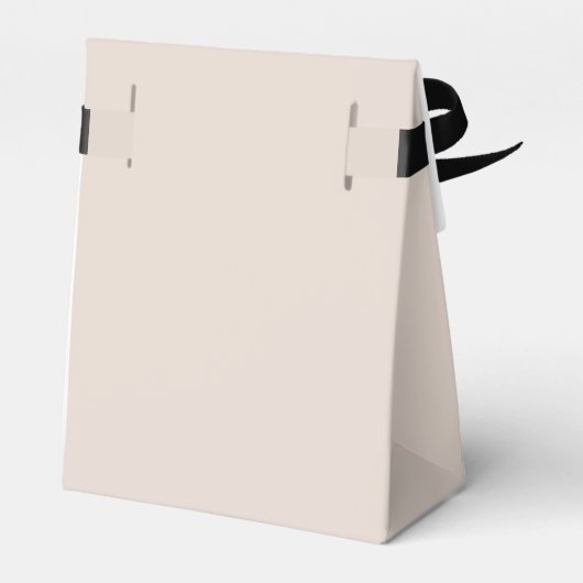 Ballotins Élégant Script Dusty Rose Mariage Favor Boxes (Arrière)