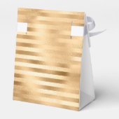 Ballotins Élégant Script encadré or Merci Mariage blanc (Arrière)