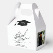 Ballotins Elegant Script Graduation Thank You Photo (Recto)