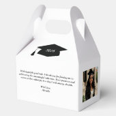 Ballotins Elegant Script Graduation Thank You Photo (Verso)