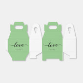 Ballotins Élégant Simple Love Script Mariage personnalisé Fa (Déplié)