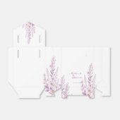Ballotins Elegant Soft Blush Lavender Floral Wedding  (Déplié)