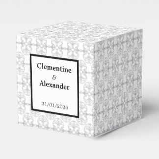 Ballotins Élégant style Art déco noir et blanc