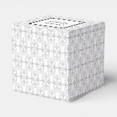 Ballotins Élégant style Art Déco noir et blanc (Arrière)