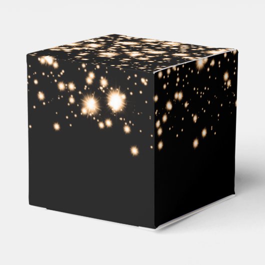 Ballotins Élégant Sweet 16 Anniversaire Minuit Glam Or (Arrière)