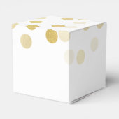 Ballotins Elégant Sweet 16 Faux Gold Foil Parties scintillan (Arrière)