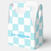 Ballotins Elégant tableau blanc et bleu pastel (Ouvert)