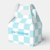 Ballotins Elégant tableau blanc et bleu pastel (Verso)