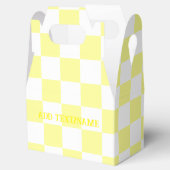 Ballotins Elégant tableau blanc et jaune pastel (Ouvert)