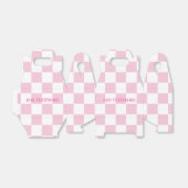 Ballotins Elégant tableau blanc et rose pastel (Déplié)