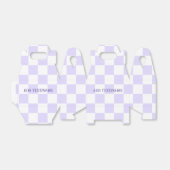 Ballotins Elégant tableau blanc et violet pastel (Déplié)