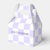 Ballotins Elégant tableau blanc et violet pastel (Verso)