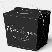 Ballotins Elegant Timeless Wedding Thank You | Personalized  (Verso)