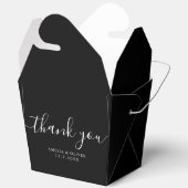 Ballotins Elegant Timeless Wedding Thank You | Personalized  (Ouvrir)