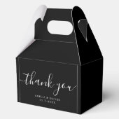 Ballotins Elegant Timeless Wedding Thank You | Personalized (Verso)