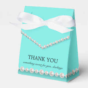 Ballotins Elégant Turquoise Blue Glam Tiffany Baby shower à