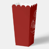 Ballotins Elegant Valentines Day Calligraphy Deep Red (Verso)