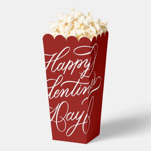 Ballotins Elegant Valentines Day Calligraphy Deep Red (Sauté)