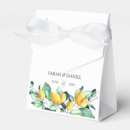 Ballotins Elégant, verdure, citron, mariage (Verso)