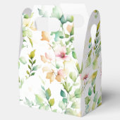 Ballotins Elégant vert fleurs sauvages d'aquarelle (Ouvert)