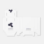 Ballotins Élégant violet Iris fleuriste marque (Déplié)