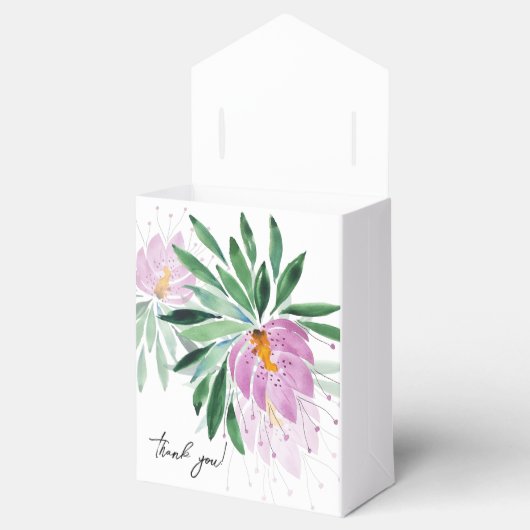 Ballotins Elégant violet romantique violet violet d'aquarell (Ouvert)