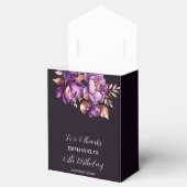 Ballotins Elégant violet rose d'or pivoines fleurie annivers (Ouvert)