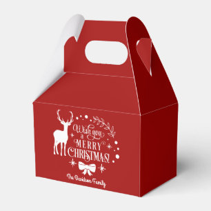 Ballotins Elégant Vous Souhaite Un Joyeux Monogramme DE NOËL