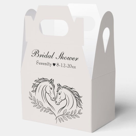 Ballotins Elégant Western Horse Rustic Country Fête des mari (Ouvert)