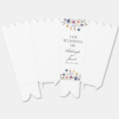 Ballotins Elegant Wildflower Spring Wedding Custom Popcorn (Déplié)