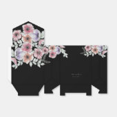 Ballotins Elégante aquarelle Anémone Fleurs de mariage Faveu (Déplié)